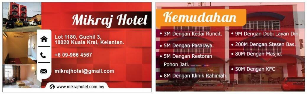 Mikraj Hotel Kampung Kuala Besut Exterior photo